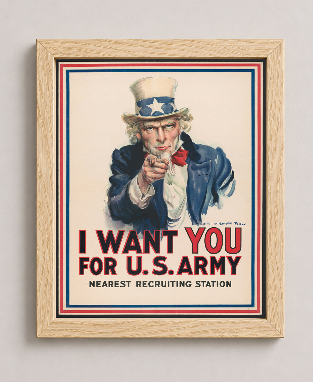 Uncle Sam I Want You For U S Military Wall Art