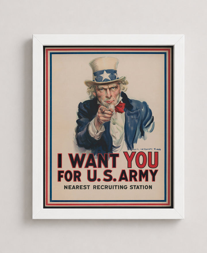 Uncle Sam I Want You For U S Military Wall Art