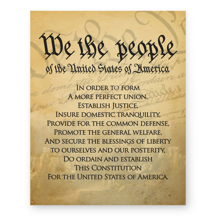We The People Of The USA Military Wall Art