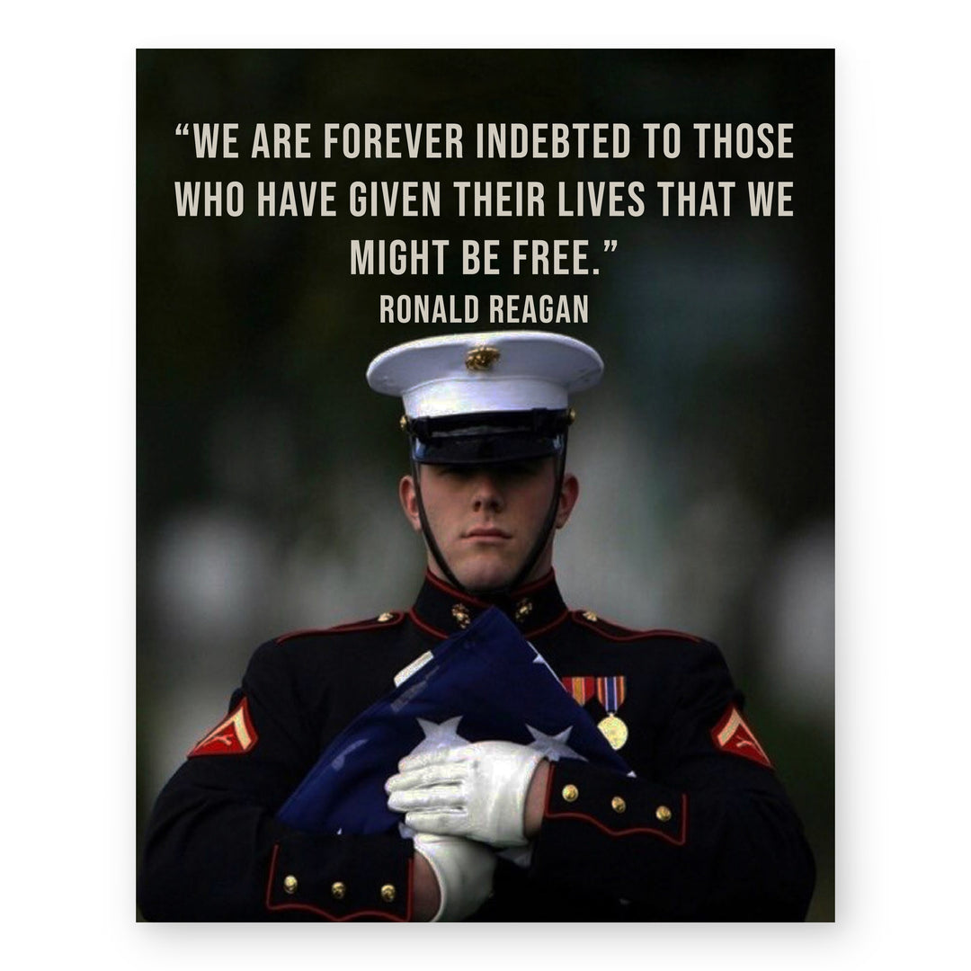 We Are Forever Indebted To Our Freedom&