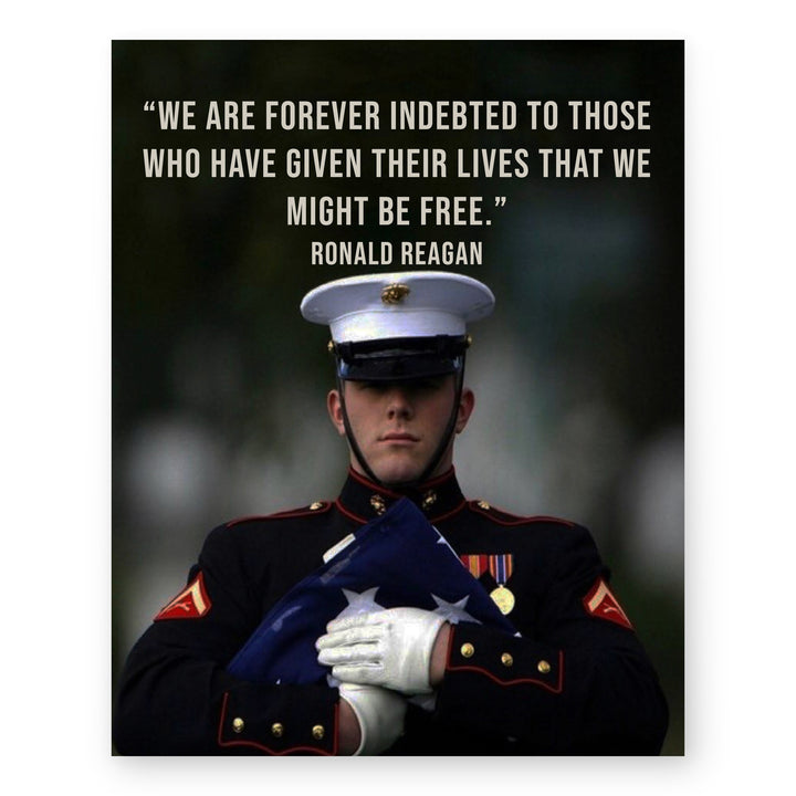 We Are Forever Indebted To Our Freedom&