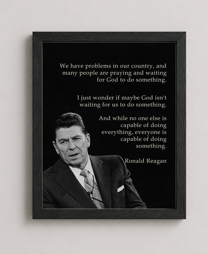 Ronald Reagan Patriotic Wall Art