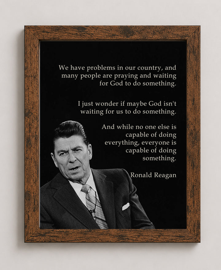 Ronald Reagan Patriotic Wall Art