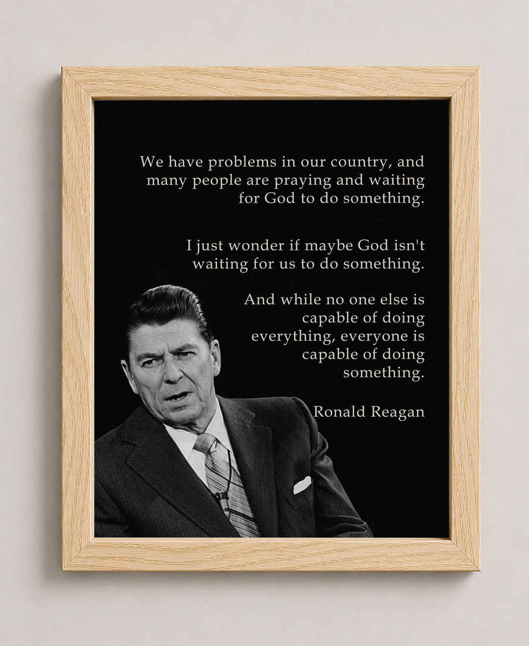 Ronald Reagan Patriotic Wall Art