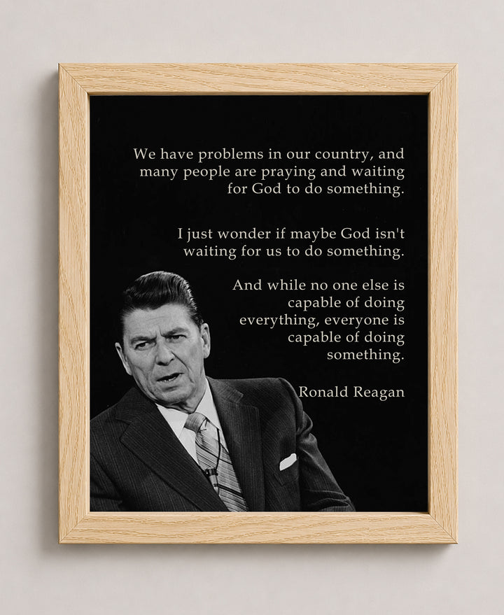 Ronald Reagan Patriotic Wall Art