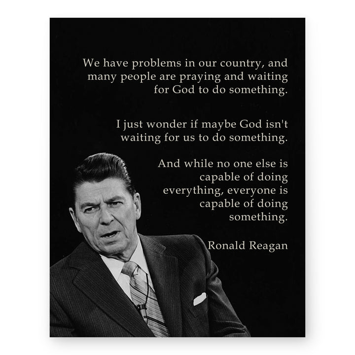Ronald Reagan Patriotic Wall Art