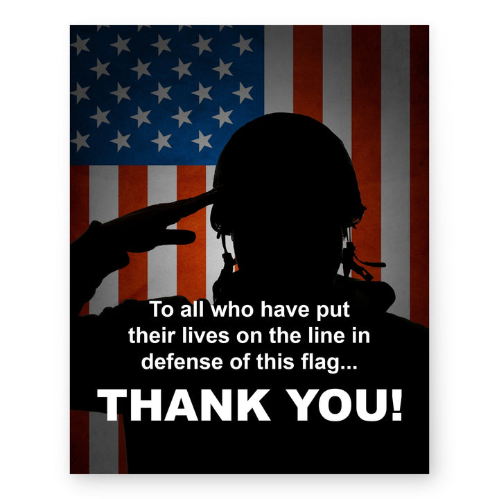 To All Who Have Defended This Flag Patriotic Wall Art