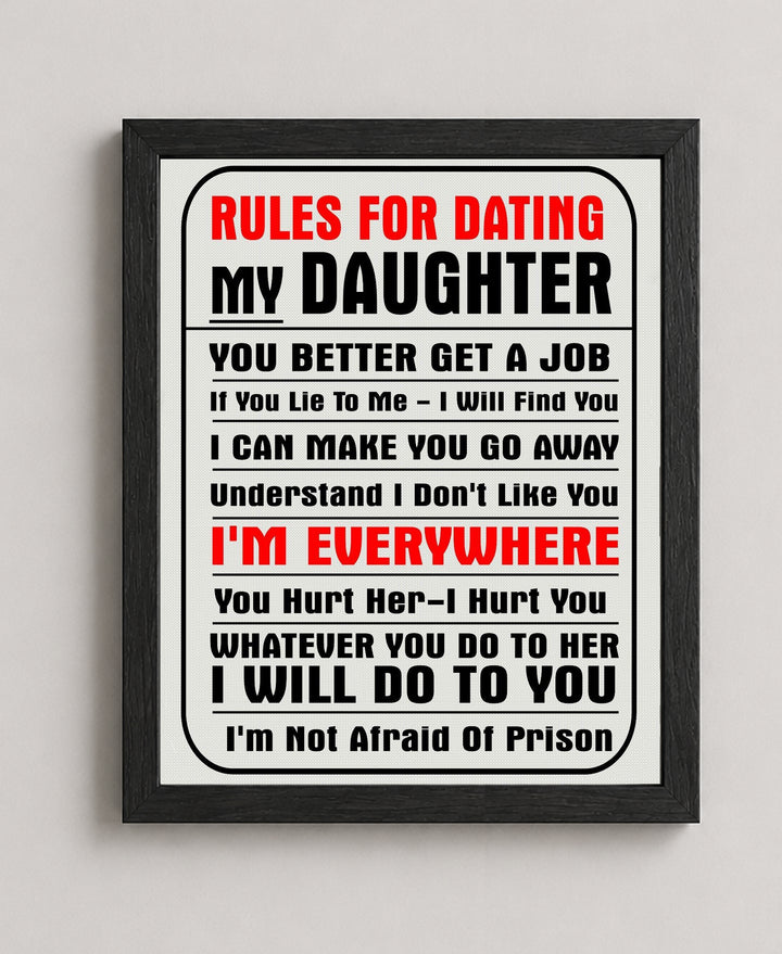 Rules For Dating My Daughter&