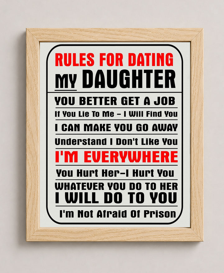 Rules For Dating My Daughter&