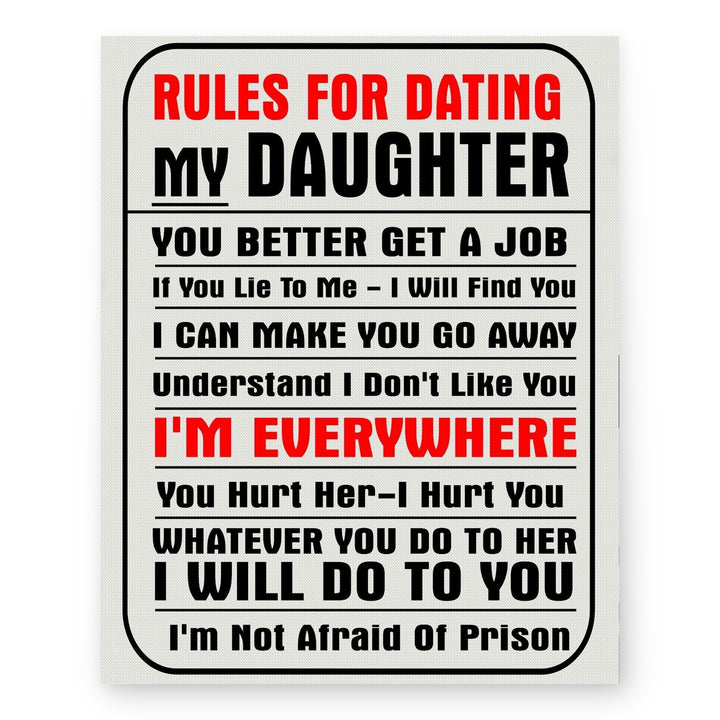 Rules For Dating My Daughter&