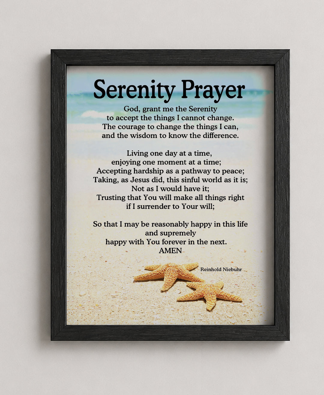 Serenity Prayer Bible Verse Wall Art
