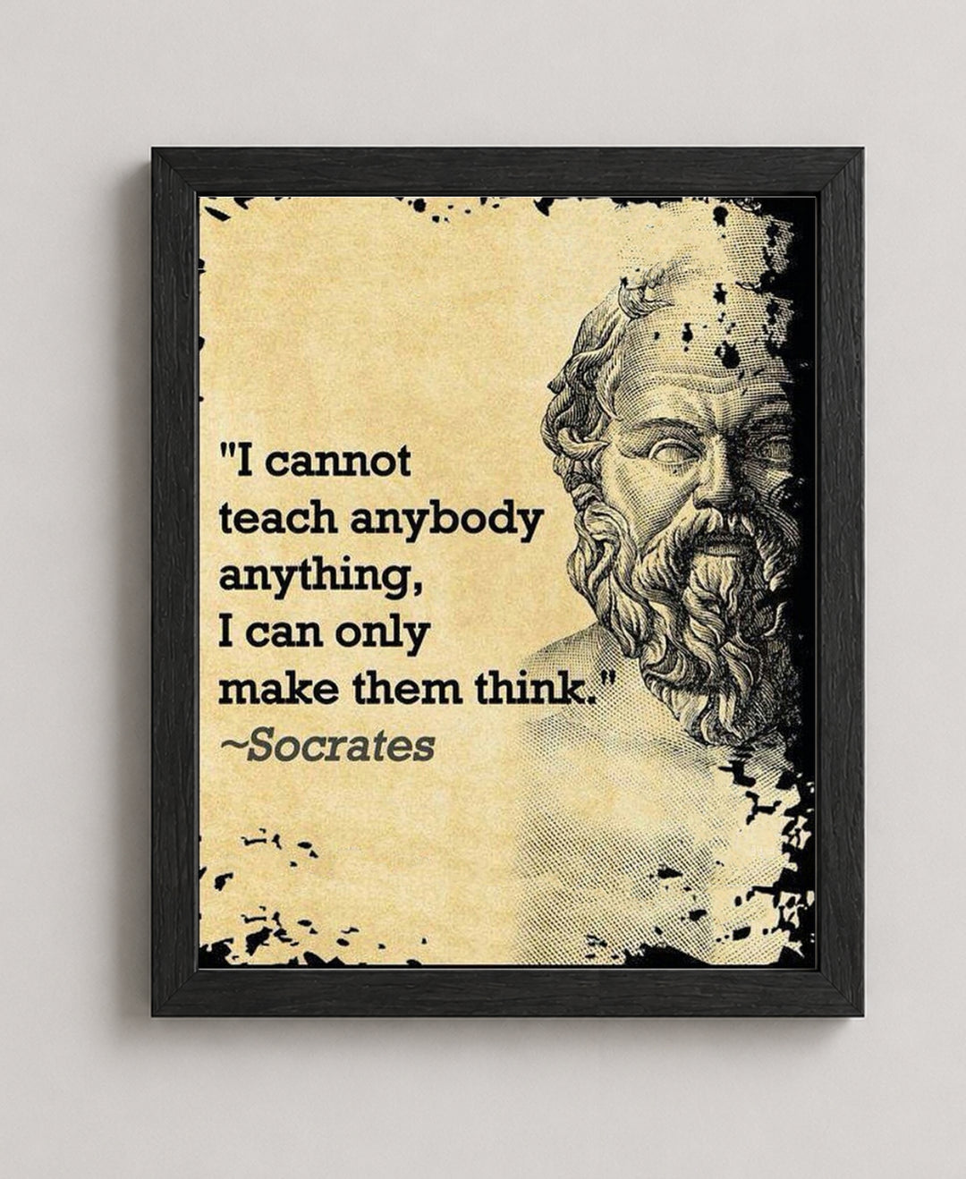 Socrates Inspirational Wall Art