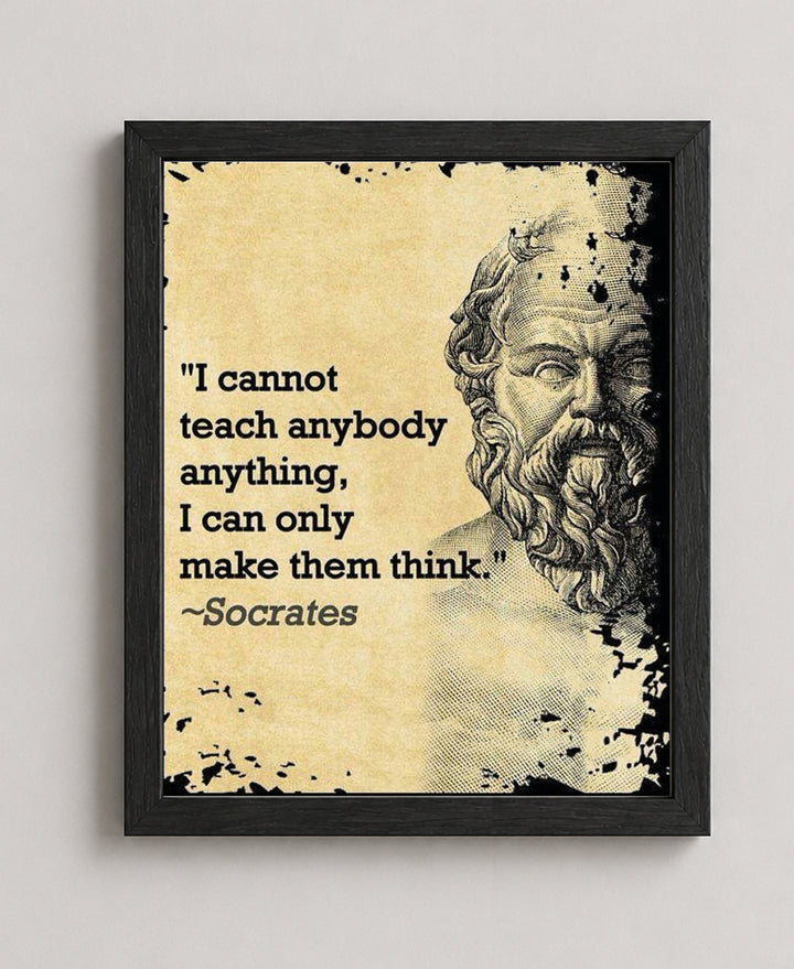 Socrates Inspirational Wall Art