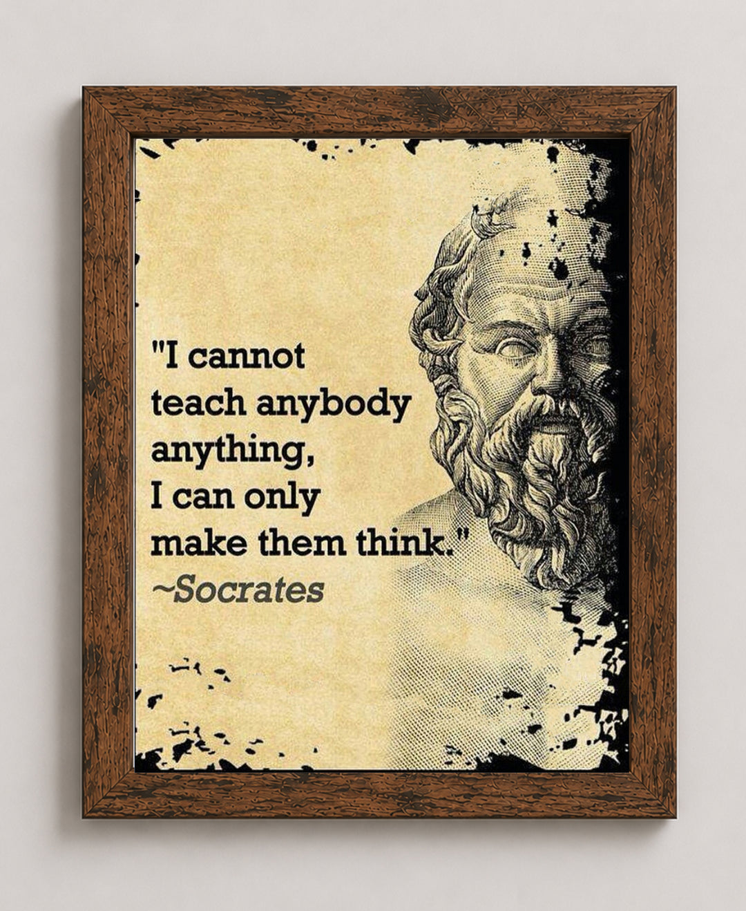 Socrates Inspirational Wall Art