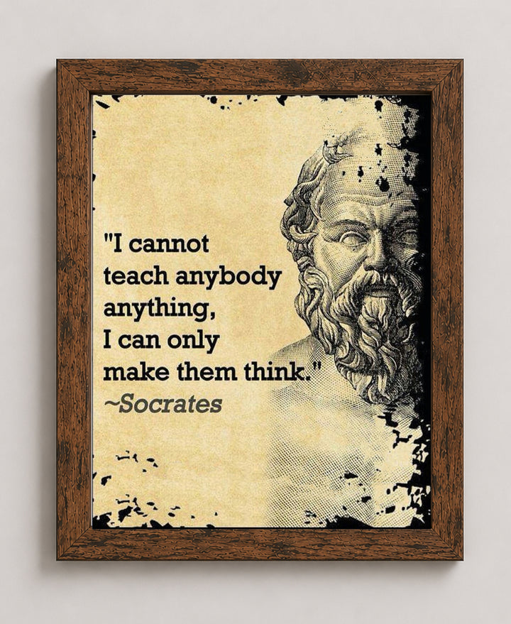 Socrates Inspirational Wall Art