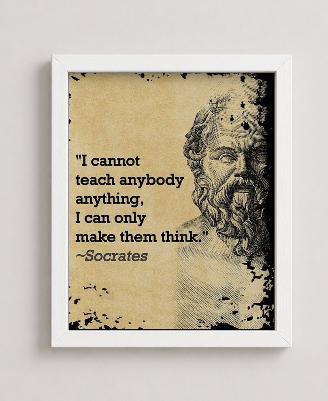 Socrates Inspirational Wall Art