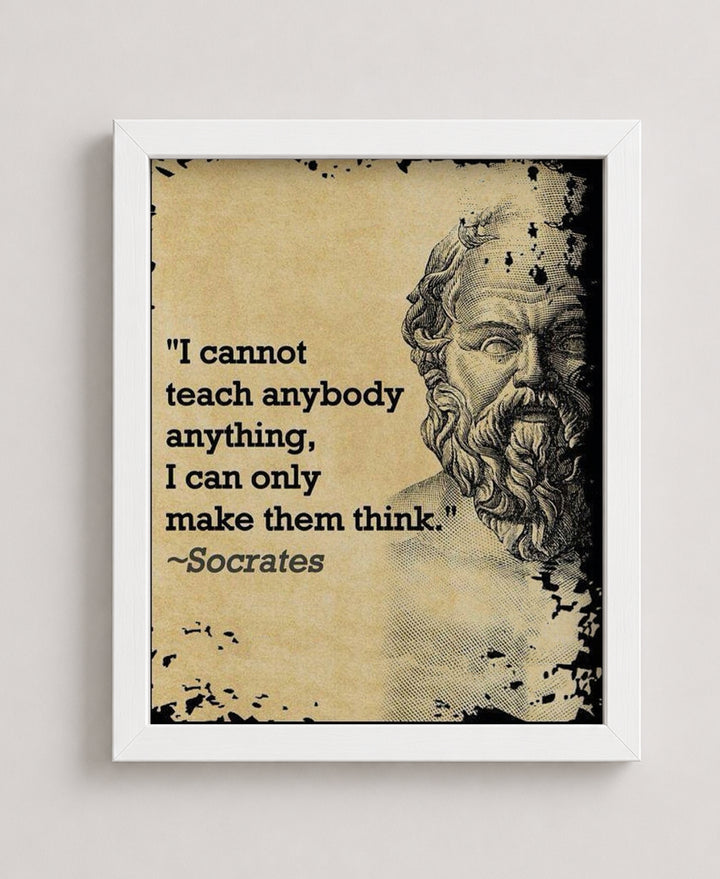 Socrates Inspirational Wall Art
