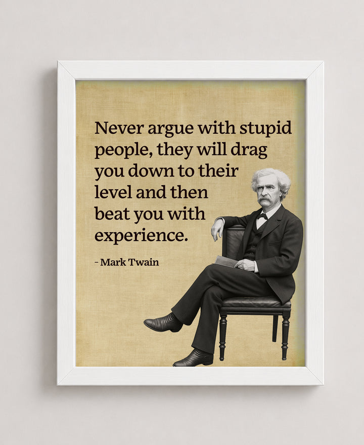 Mark Twain Funny Wall Art