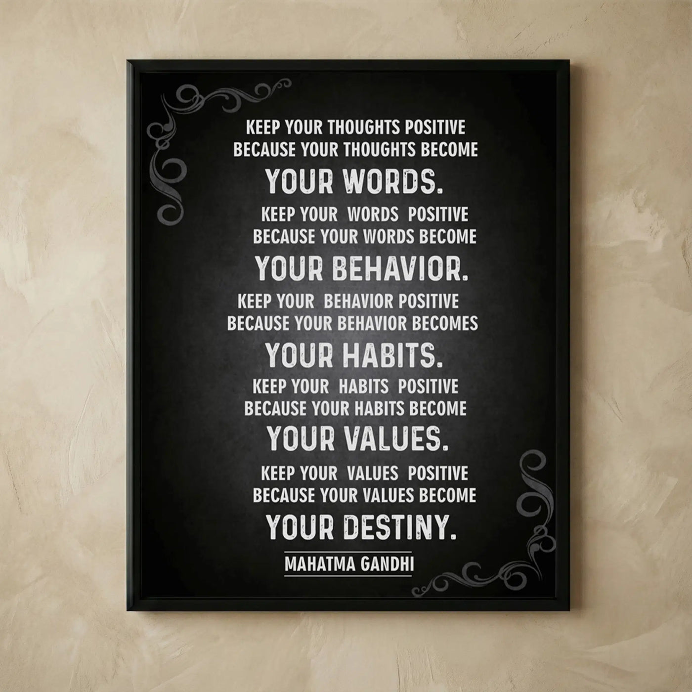Your Destiny motivational wall art print