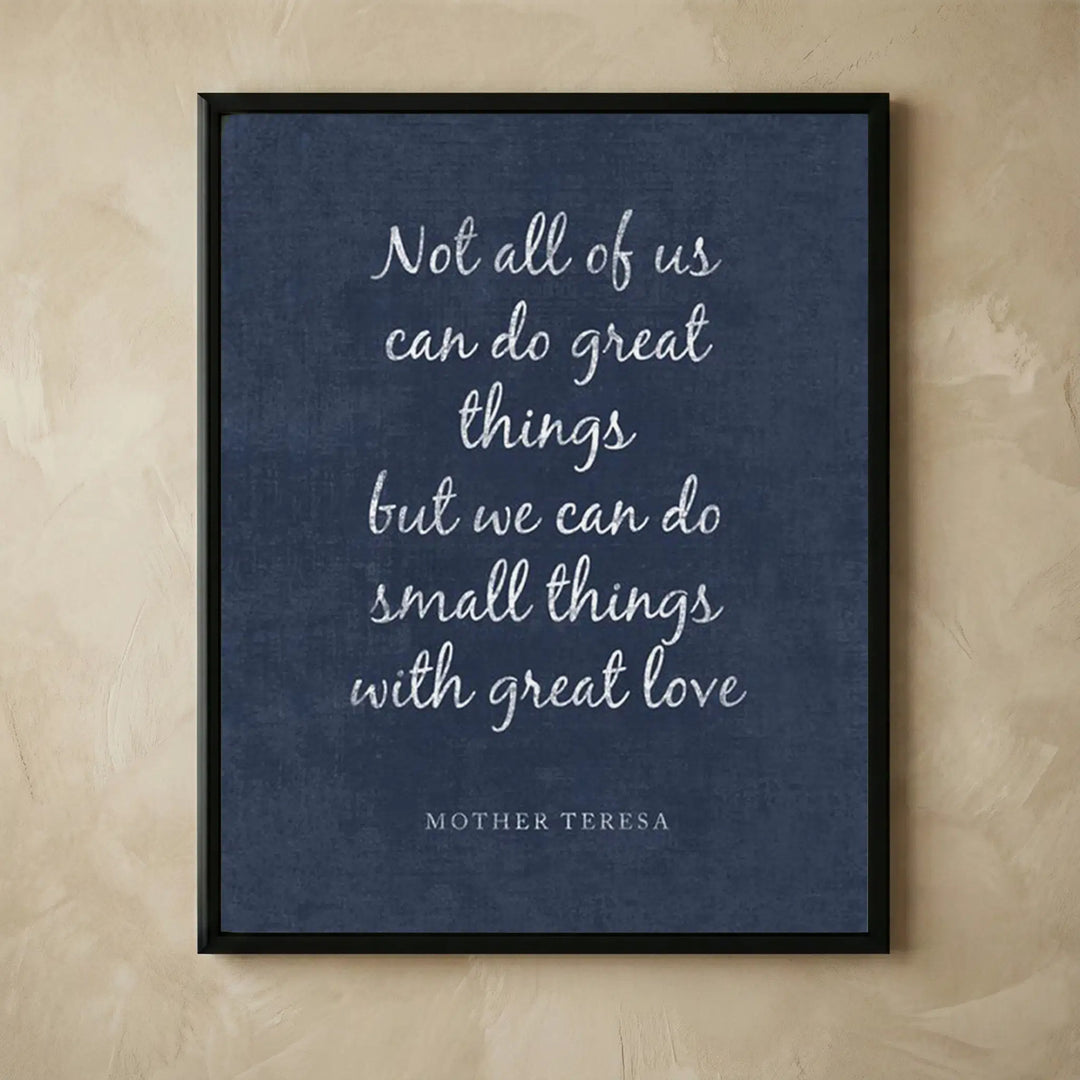 Mother Teresa inspirational wall art print