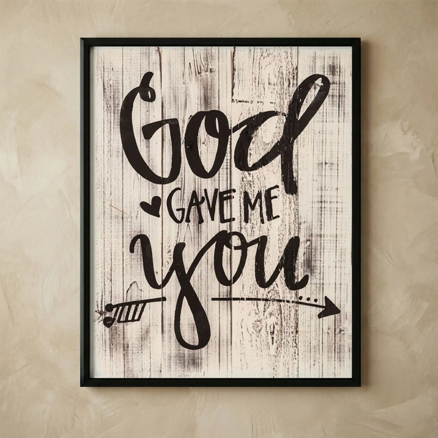 Vibrant God Gave Me You spiritual print