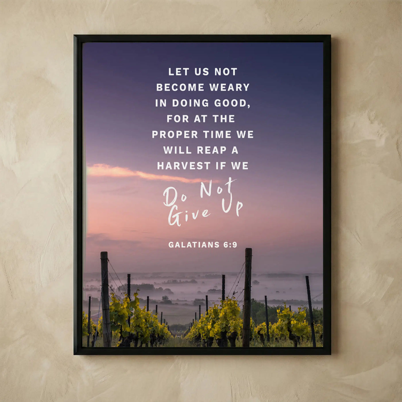Christian inspirational scripture wall art print