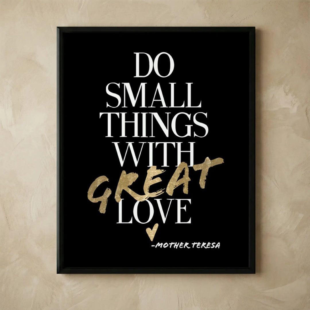 Mother Teresa motivational wall art print