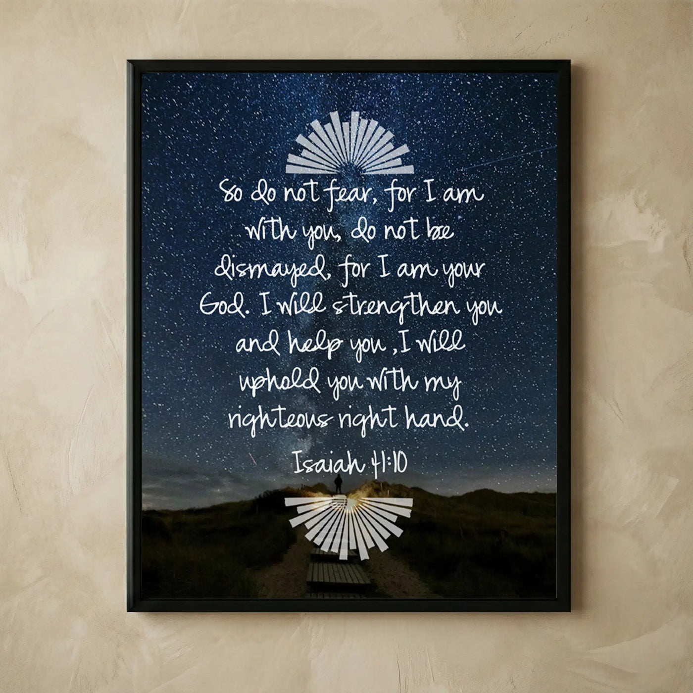 Do Not Fear Isaiah Bible Verse Wall Art