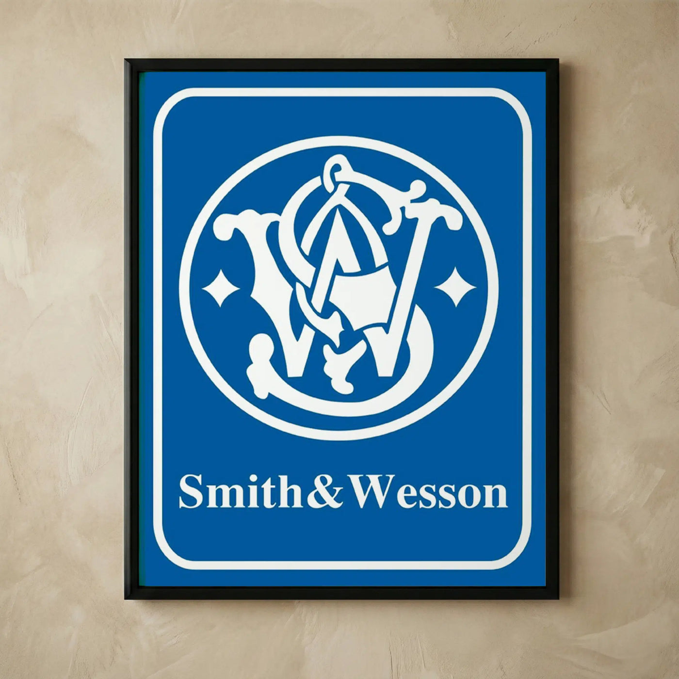 Smith & Wesson military gun sign scripture print