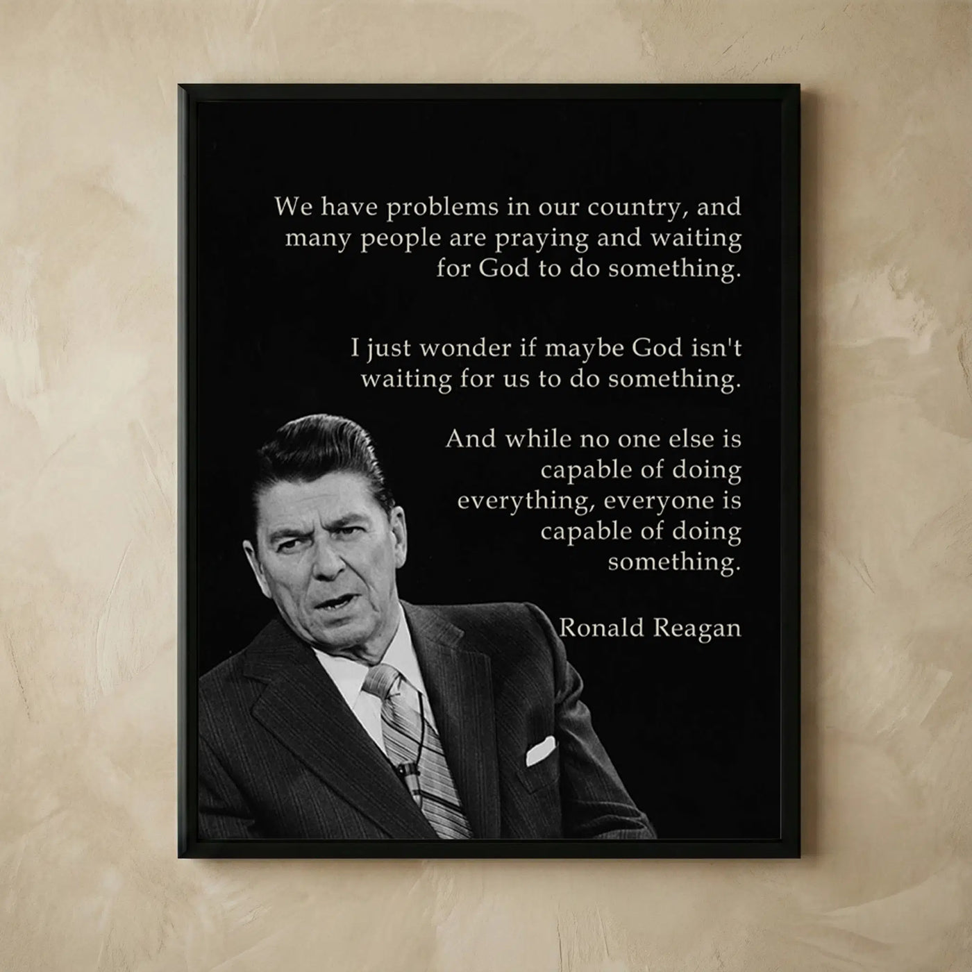 Ronald Reagan patriotic 8x10 unframed poster
