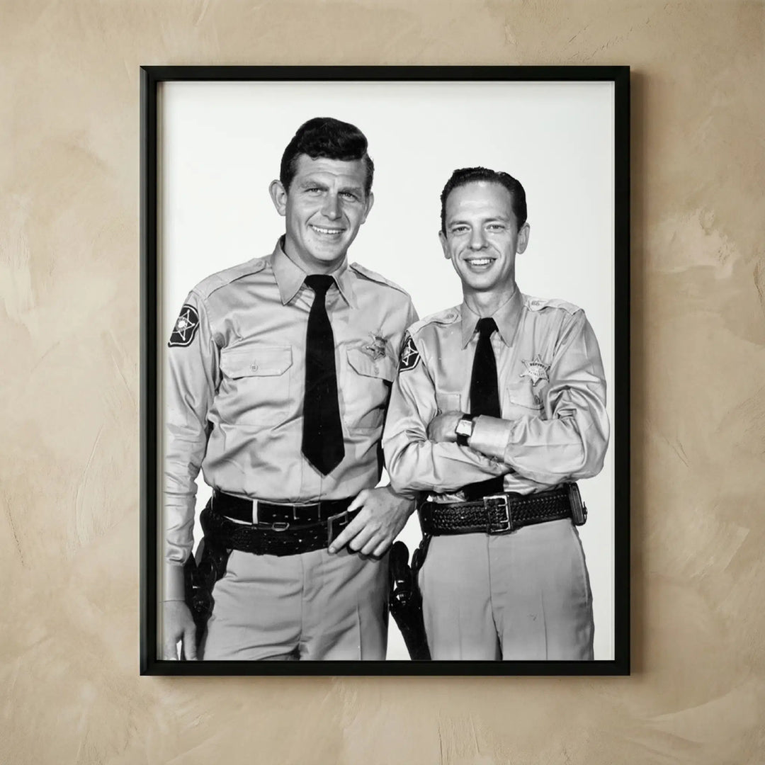 Sheriff Andy and Deputy Barney vintage print