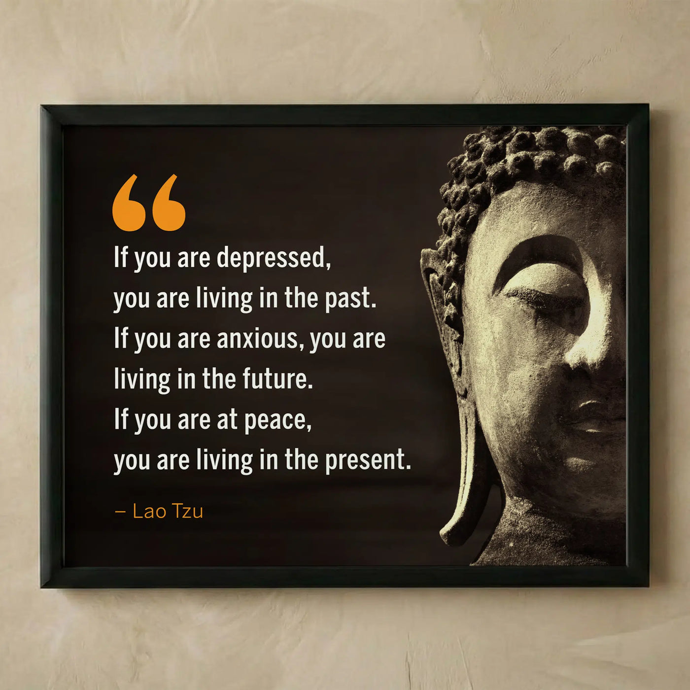 Lao Tzu spiritual inspirational wall print