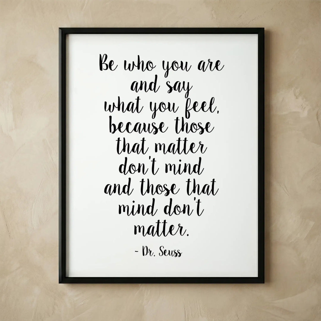 Inspirational quote wall art unframed 8x10