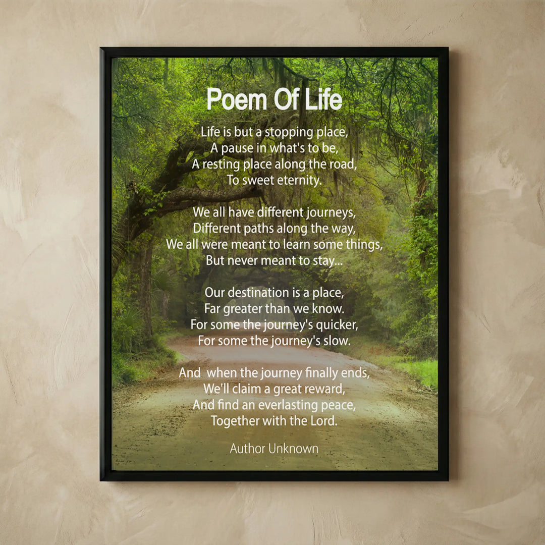 Inspirational Christian typographic art print