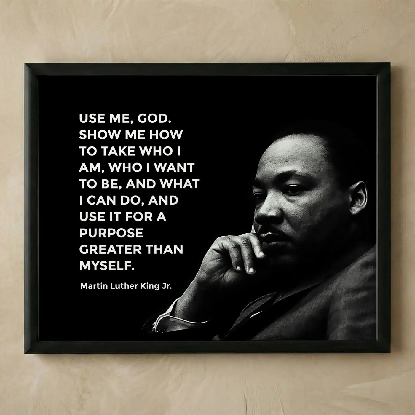 Martin Luther King Jr. inspirational wall art print