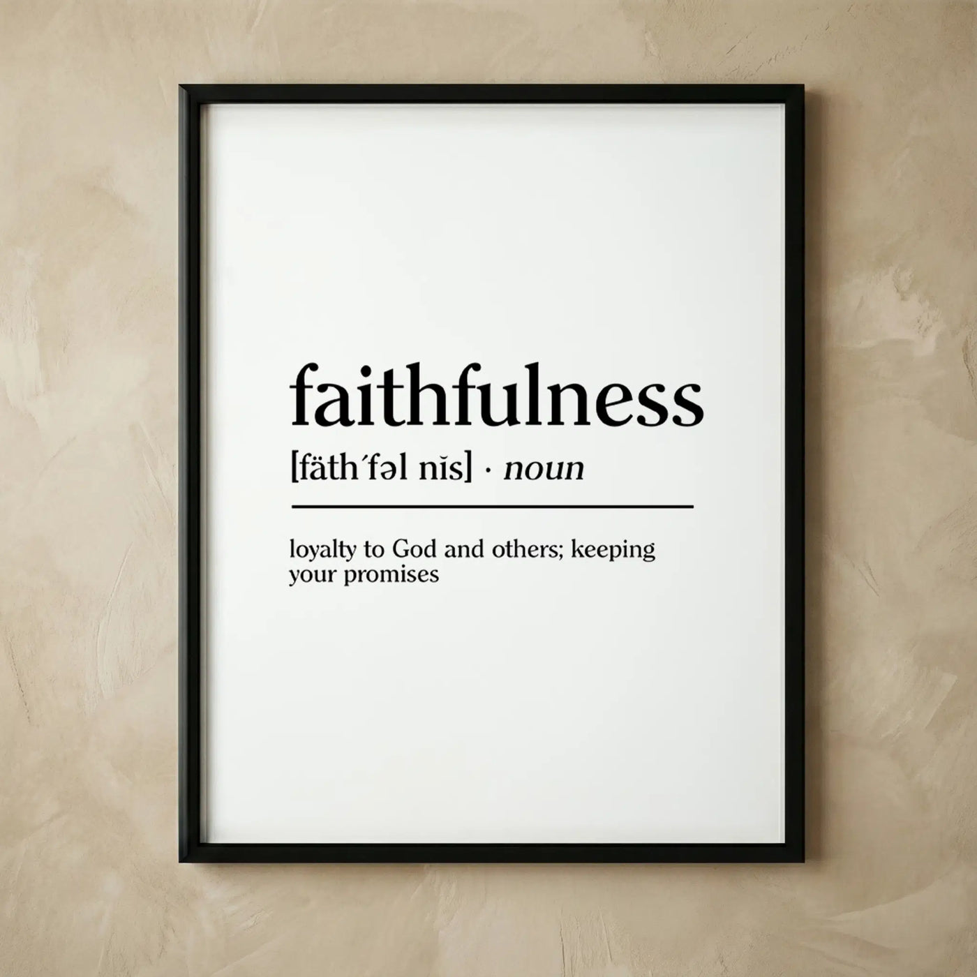 Fruit of the Spirit Christian wall art print