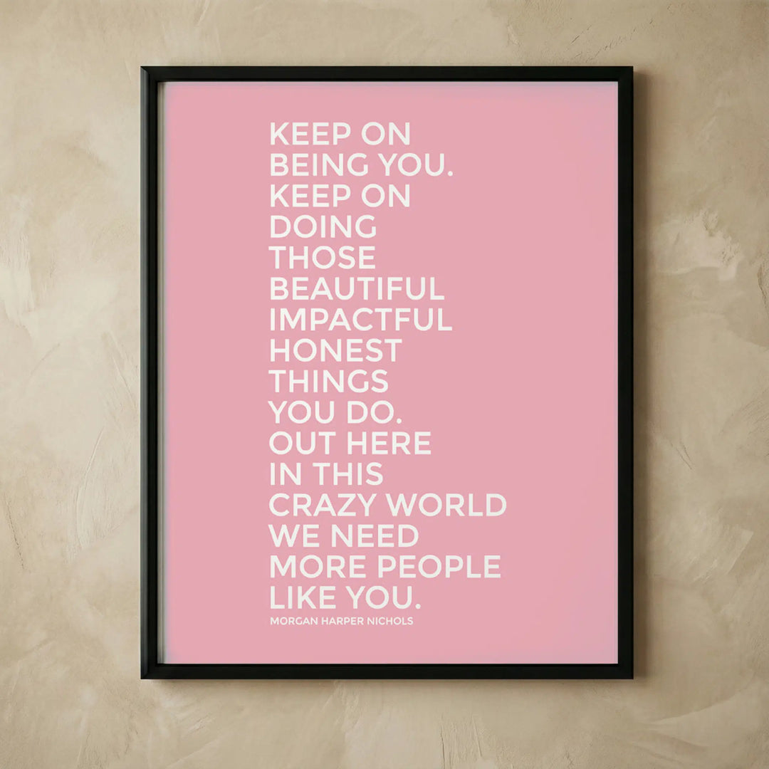 Morgan Harper Nichols inspirational quote print