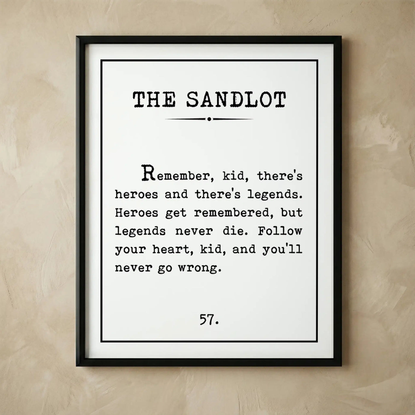 Remember Kid motivational wall art print