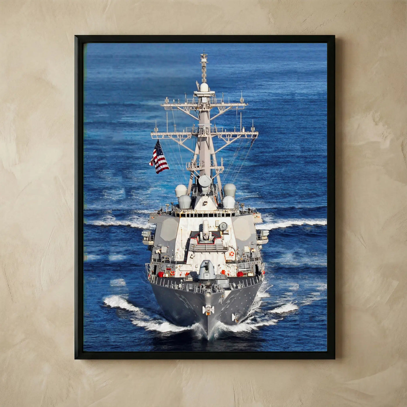 Arleigh Burke Class Destroyer military ship print