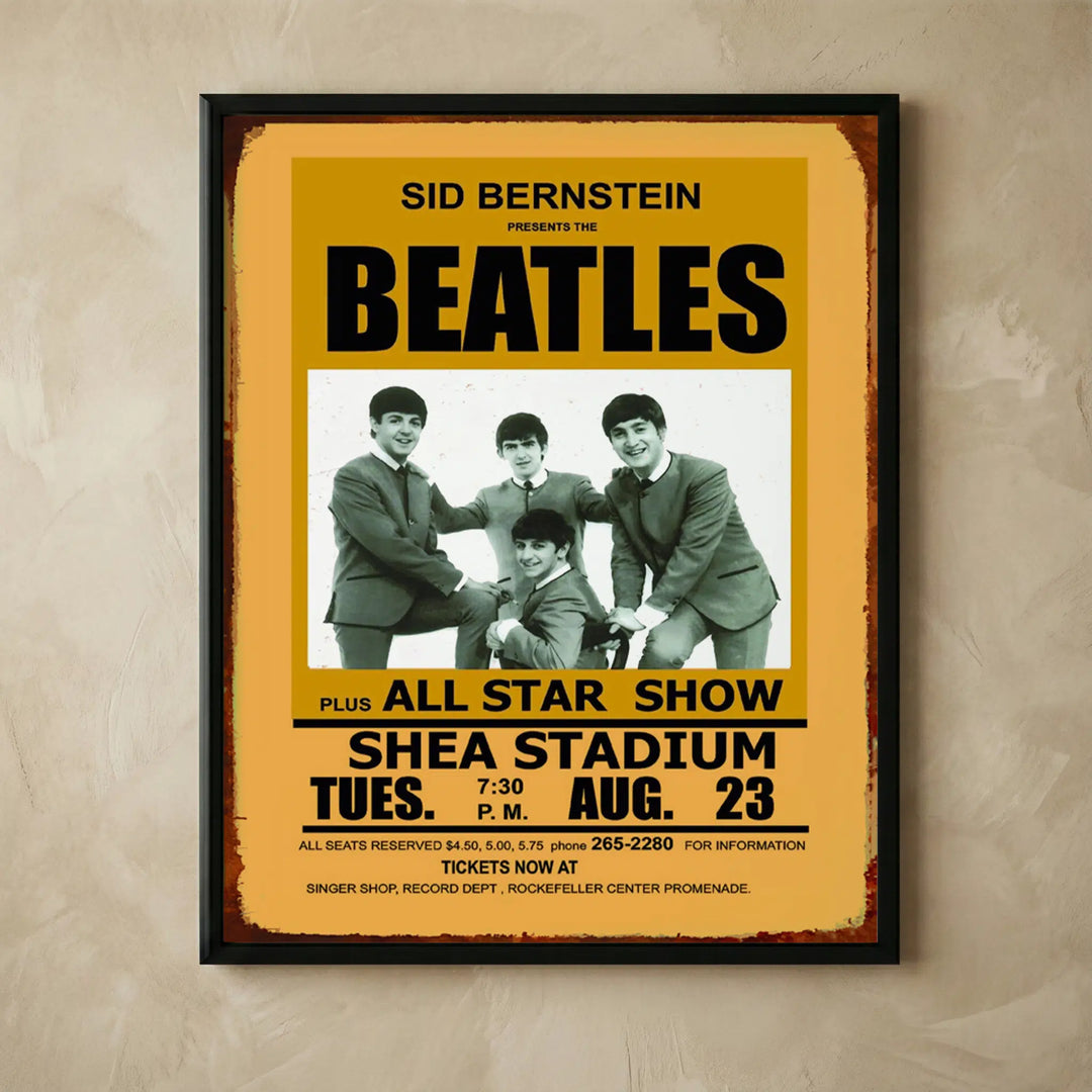 The Beatles music wall art print