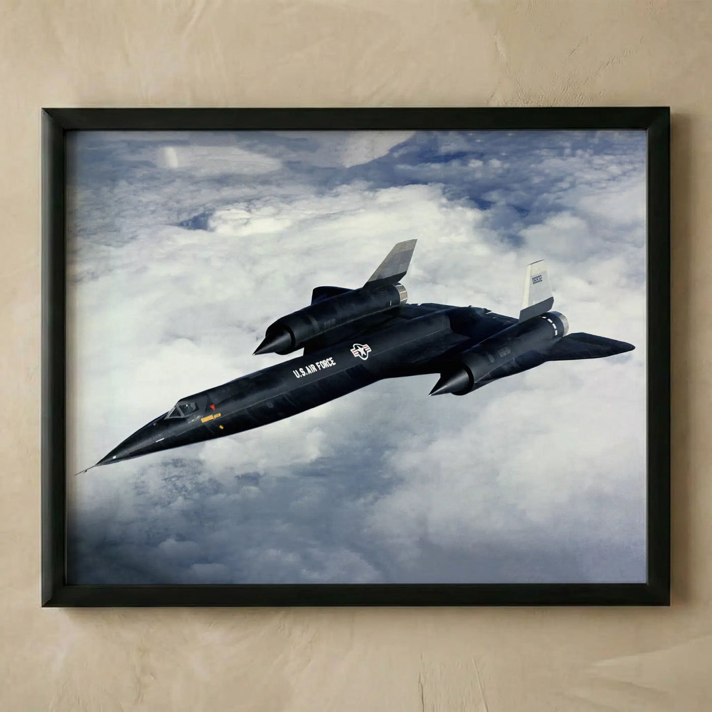 Lockheed SR-71 Blackbird fighter jet print