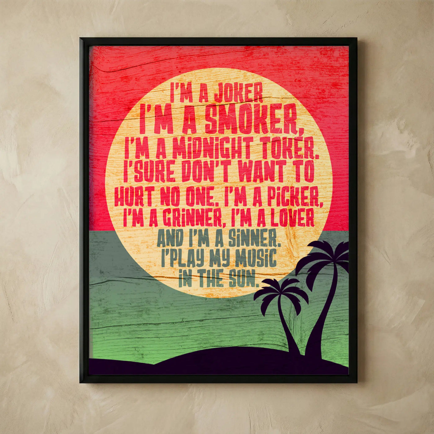 The Joker Steve Miller Band music poster