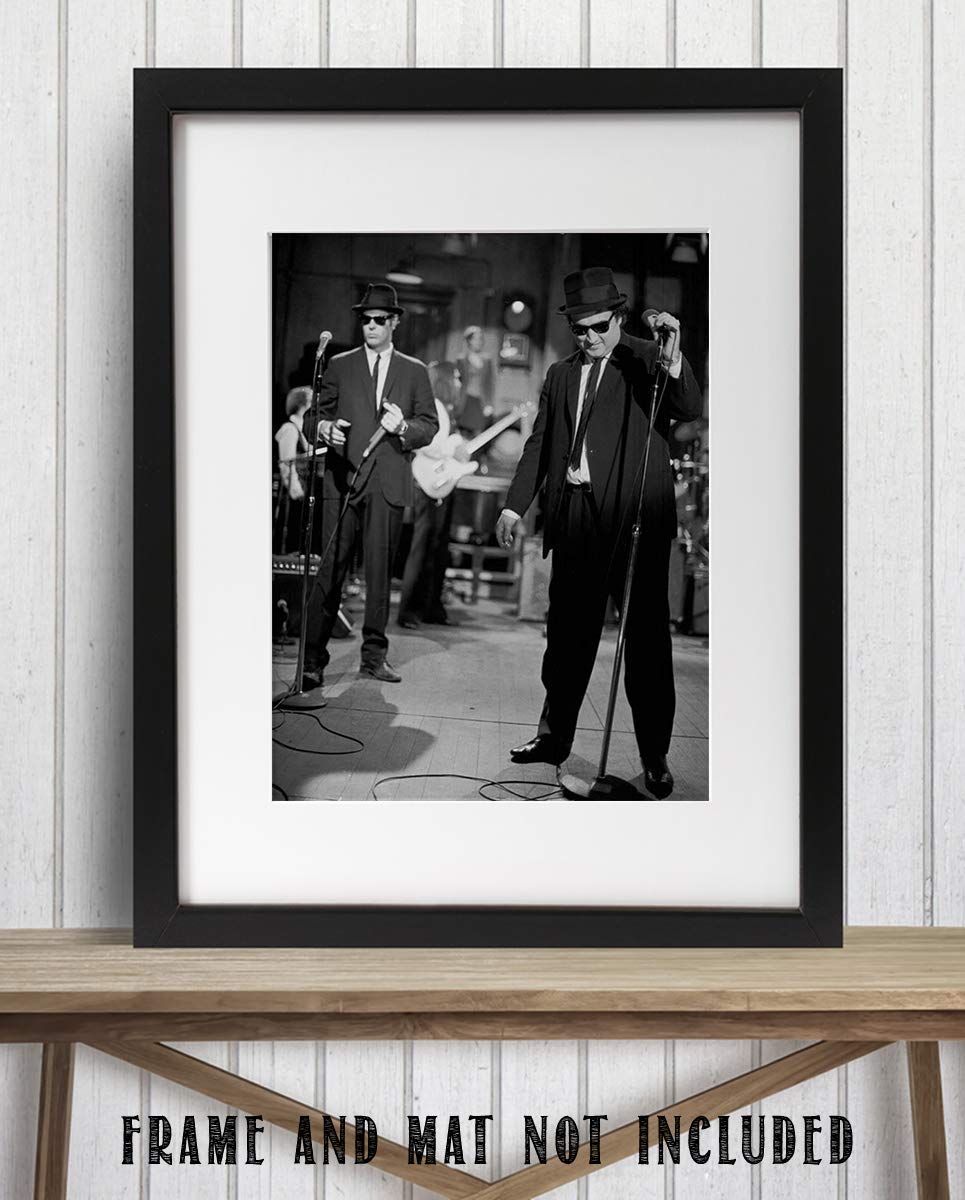 "Blues Brothers"- Vintage Wall Art Print-8 x 10"