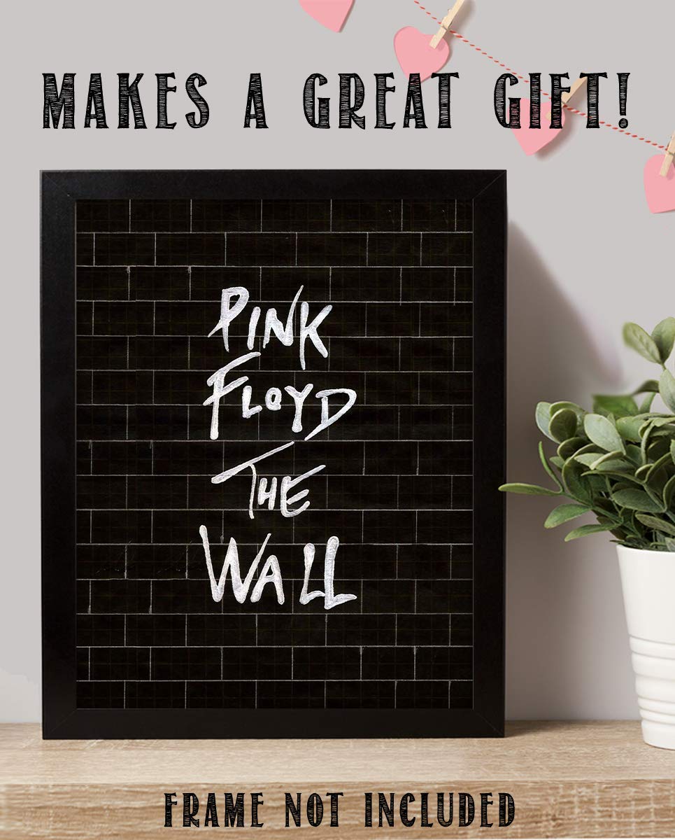 Pink Floyd-The Wall- Rock Music Wall Art- 8 x 10" Wall Print- Ready To Frame- Iconic Music Poster Replica Print. Home Decor- Studio-Bar- Dorm- Man Cave Decor. Perfect Gift for Pink Floyd Fans.