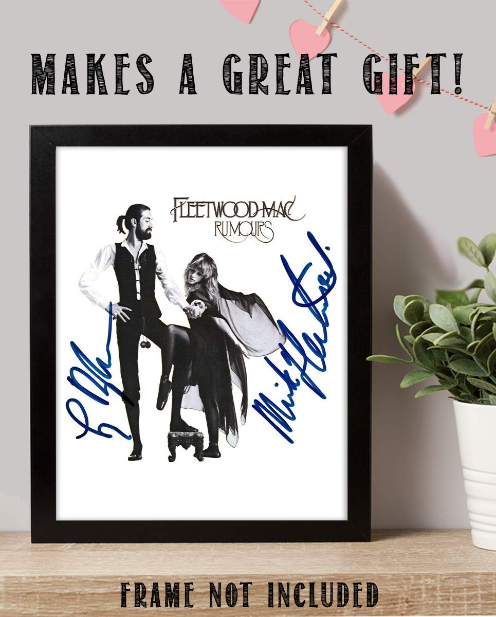 Fleetwood Mac-Rumours Autographed Album Cover-Poster Print-8 x 10