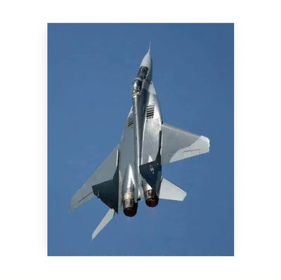 Mikoyan MiG-29 Fighter Jet -Military Aircraft Wall Decor -8 x 10" Fighter Plane Poster Print -Ready to Frame. Perfect Sign for Home-Office-Game Room-Garage-Man Cave Decor! Great Gift for Veterans!