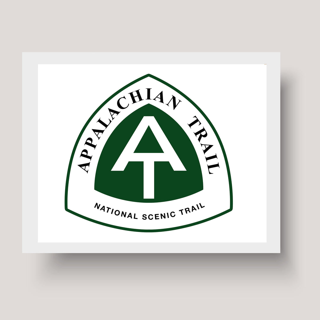 Appalachian Trail-Rustic National Park Wall Decor Sign - 10 x 8" Scenic Hiking &amp; Outdoors Wall Art Print -Ready to Frame. Perfect Adventure Sign for Home-Office-Cabin-Lodge-Lake House Decor!