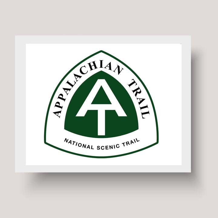 Appalachian Trail-Rustic National Park Wall Decor Sign - 10 x 8" Scenic Hiking &amp; Outdoors Wall Art Print -Ready to Frame. Perfect Adventure Sign for Home-Office-Cabin-Lodge-Lake House Decor!