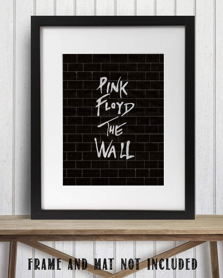 Pink Floyd-The Wall- Rock Music Wall Art- 8 x 10" Wall Print- Ready To Frame- Iconic Music Poster Replica Print. Home Decor- Studio-Bar- Dorm- Man Cave Decor. Perfect Gift for Pink Floyd Fans.