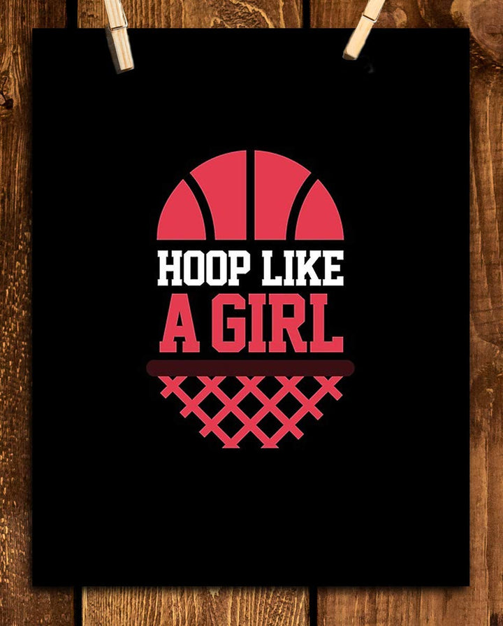 Hoop Like A Girl- Girl&